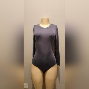 Unlisted Women's Slate Long Sleeve Bodysuit